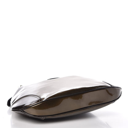 Burberry Patent Brook Hobo Green 4 of 9