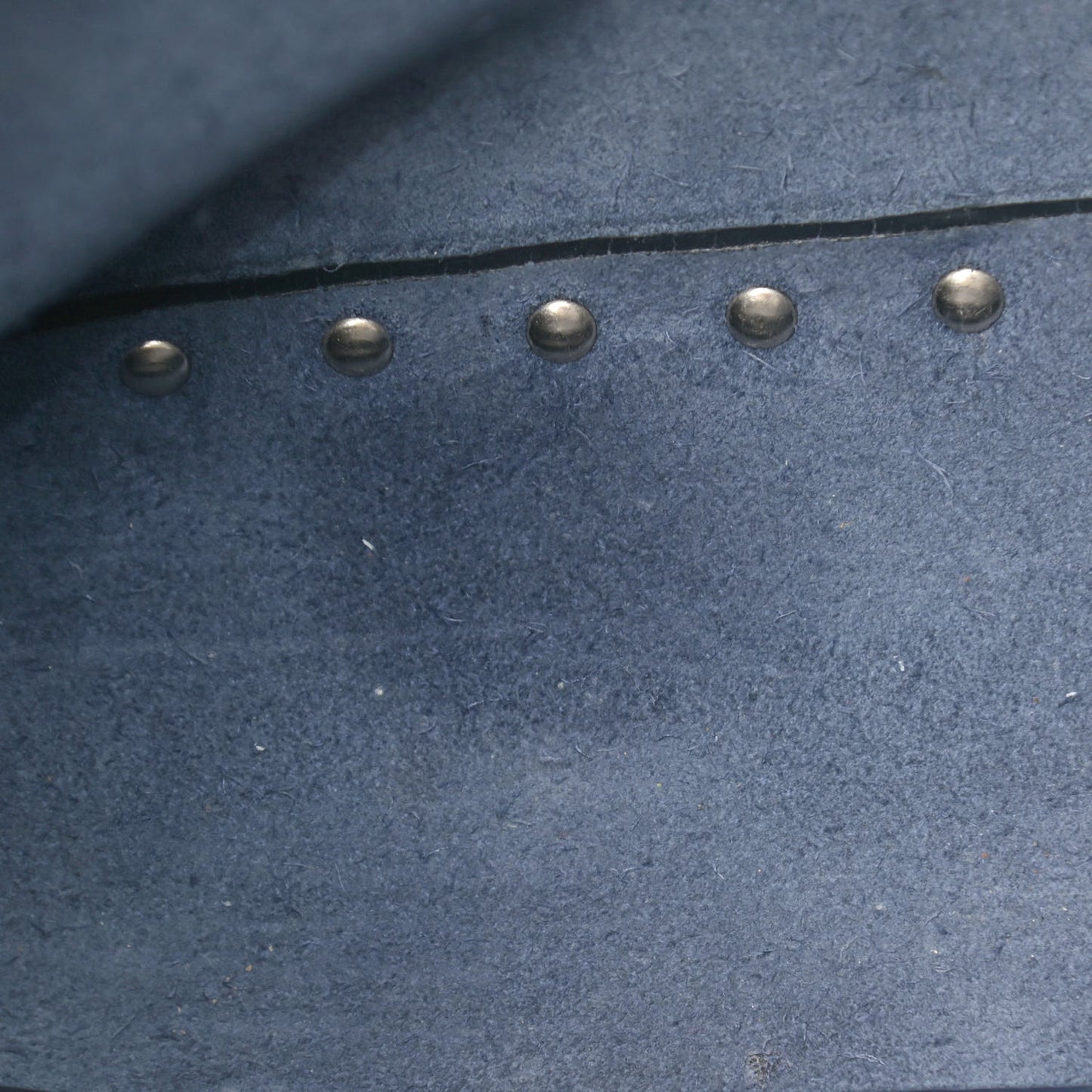 Pebbled Calfskin Mini Rockstud Flip-Lock Messenger Bag Marine