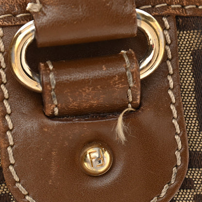 Fendi Zucchino Cuoio Chef Tote Mogano Panna Fango 13 of 13