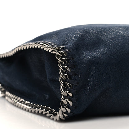 Stella McCartney Shaggy Deer Falabella Fold Over Tote Navy 8 of 9