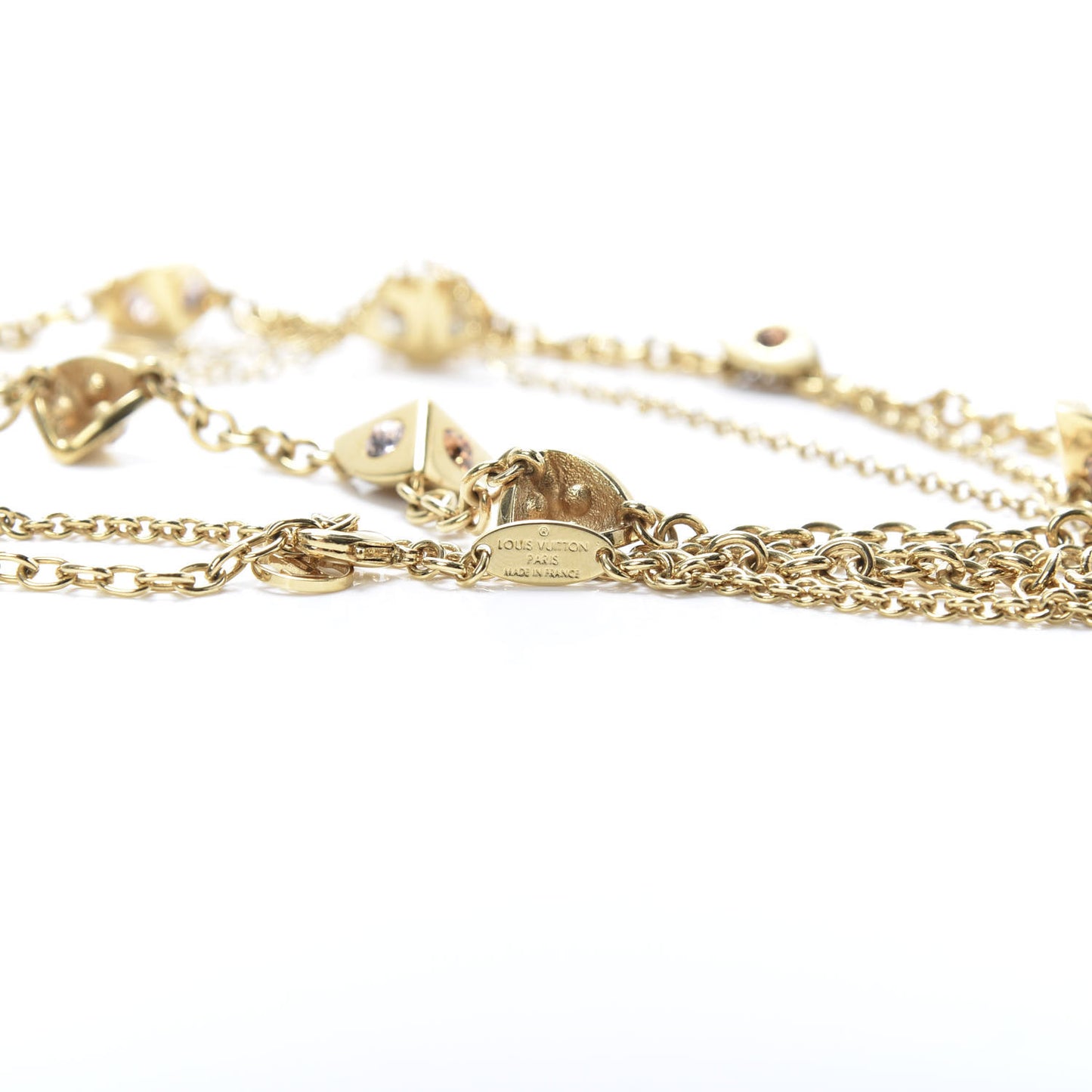Trunkies Strass Necklace Gold