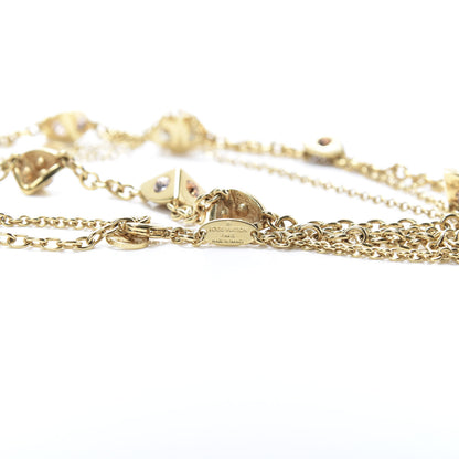 Louis Vuitton Trunkies Strass Necklace Gold 4 of 5