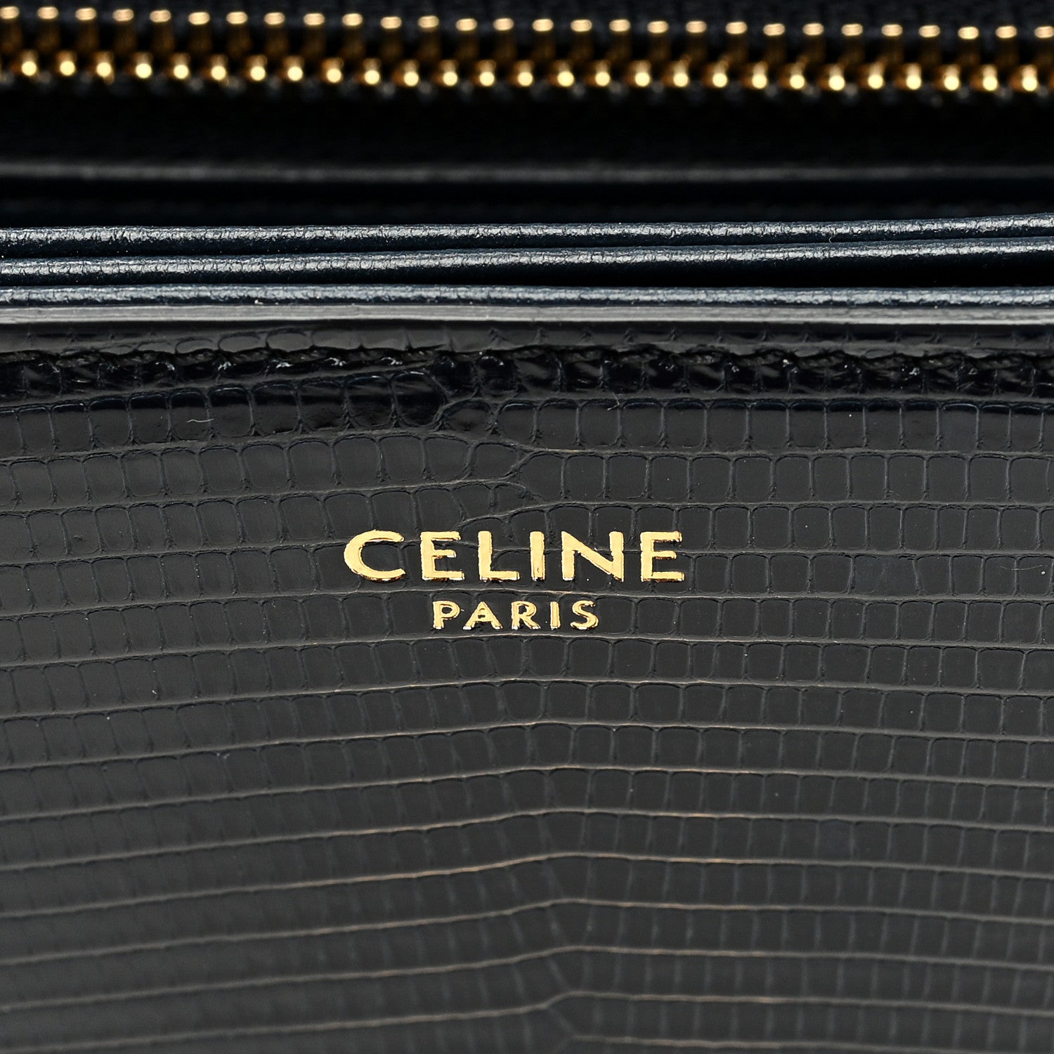 Celine Lizard Teen Triomphe Navy Blue 6 of 10