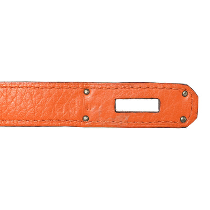 Hermes Taurillon Clemence Jypsiere 28 Orange 7 of 12