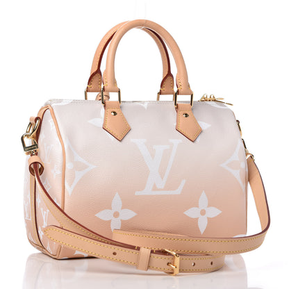 Louis Vuitton Monogram Giant By The Pool Speedy Bandouliere 25 Brume 3 of 10