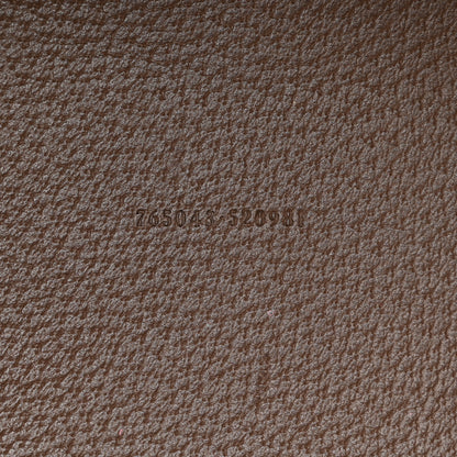 Gucci GG Supreme Monogram Textured Calfskin Small Ophidia Shoulder Tote Bag Beige Ebony New Acero 6 of 10
