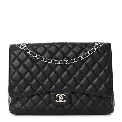 Chanel Caviar Quilted Maxi Single Flap Black 1 of 15