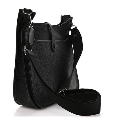 Hermes Taurillon Clemence Evelyne III PM Black 3 of 11
