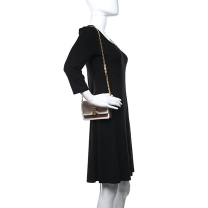 Burberry Suede Calfskin Large Jessie Chain TB Bag Biscuit 2 of 8
