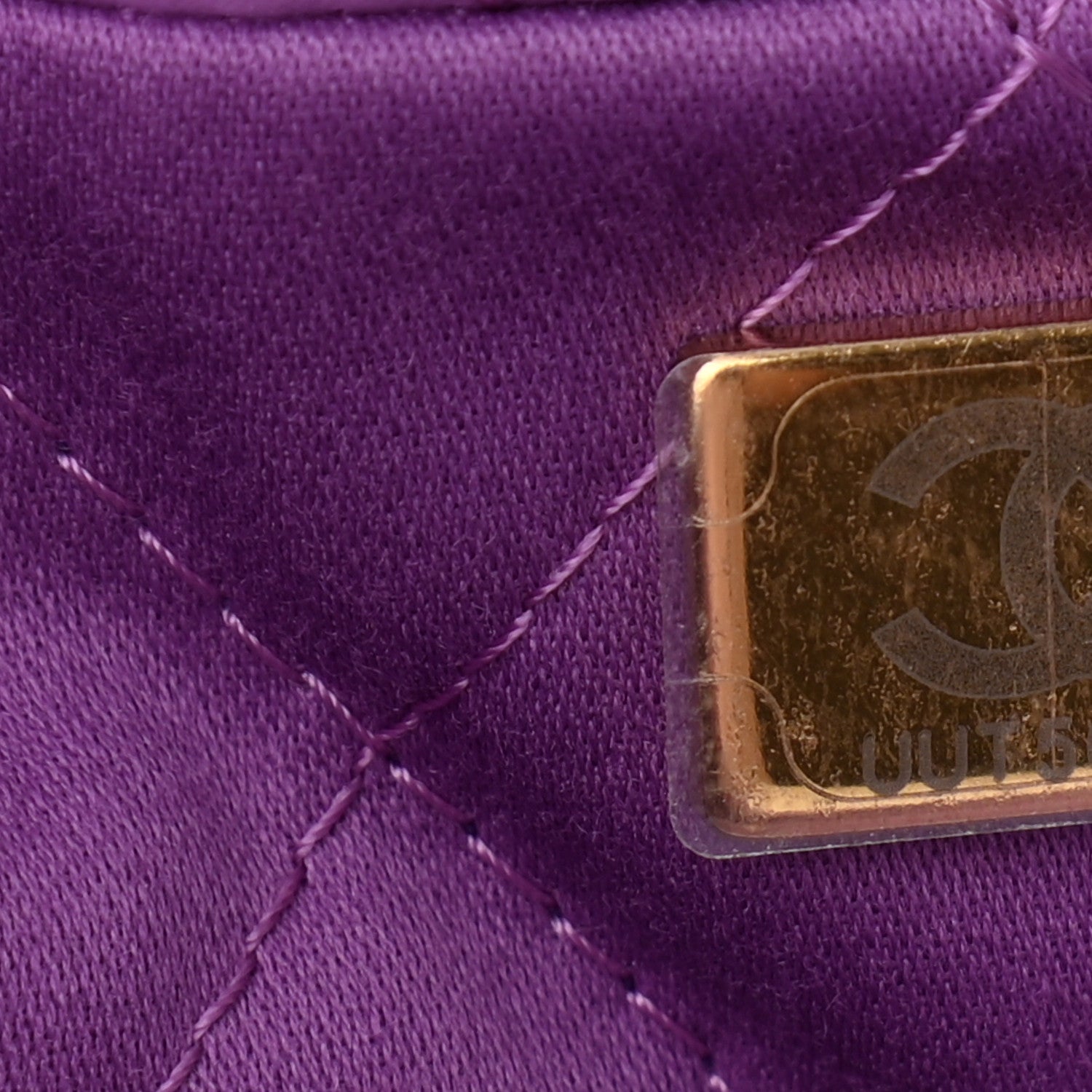 Chanel Shiny Calfskin Quilted Small Chanel 22 Purple 8 of 11