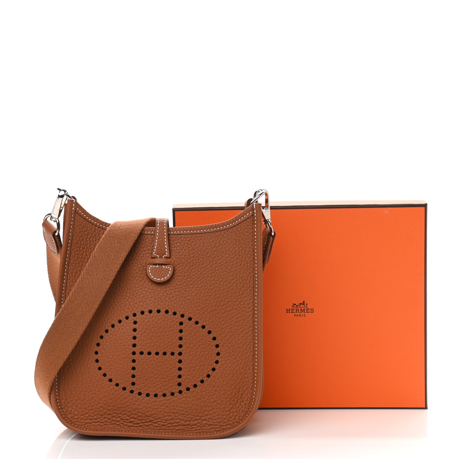 Hermes Taurillon Clemence Evelyne TPM Gold 12 of 12