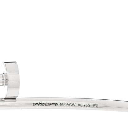 Cartier 18K White Gold Small Juste Un Clou Bracelet 3 of 4