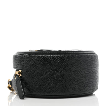 Chanel Caviar Quilted Round Filigree Crossbody Black 4 of 8