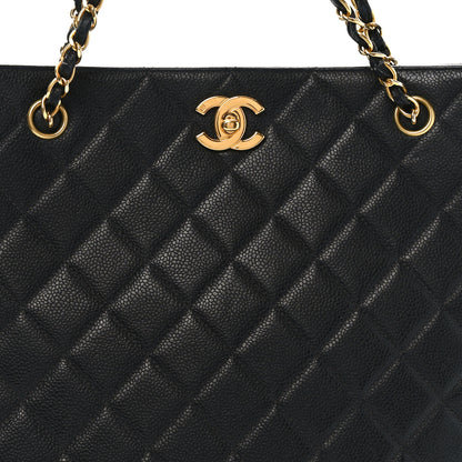Chanel Caviar Quilted Shopper Tote Black 8 of 10