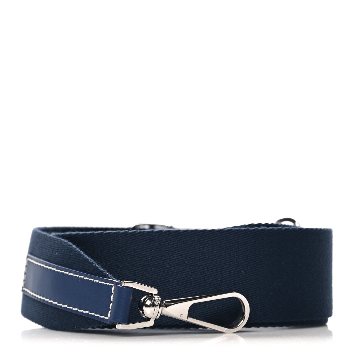 Goyard Canvas Calfskin Adjustable Shoulder Strap Navy Blue 1 of 5