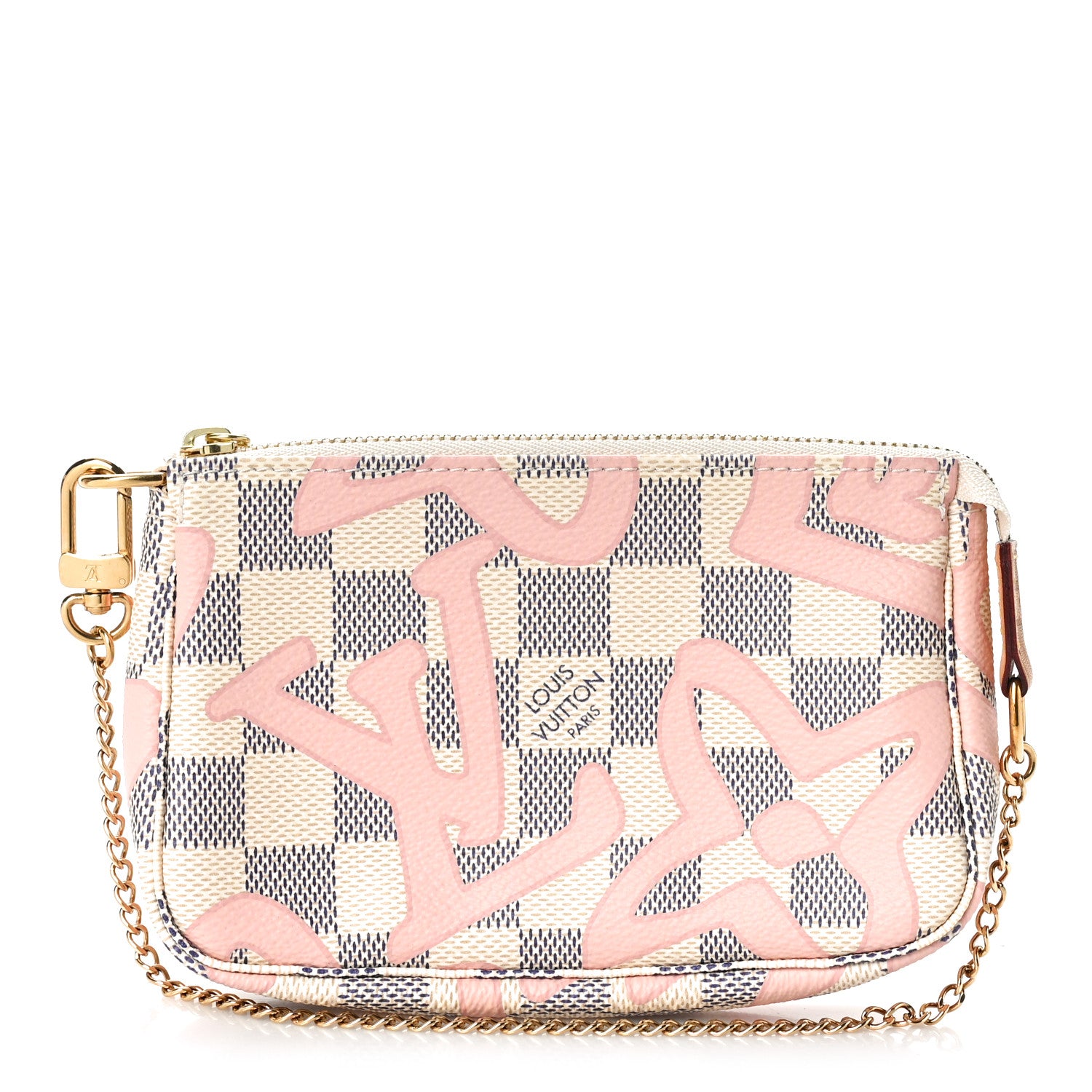 Louis Vuitton Damier Azur Tahitienne Mini Pochette Accessories 1 of 10