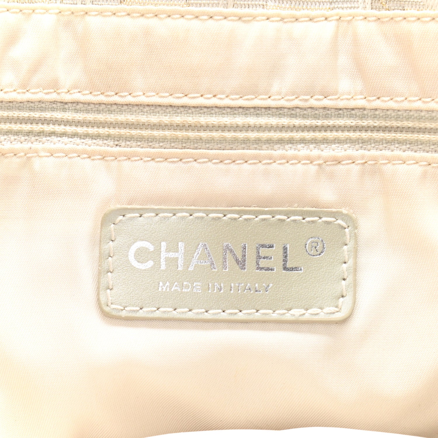 Chanel Nylon Medium Travel Tote Beige 11 of 35