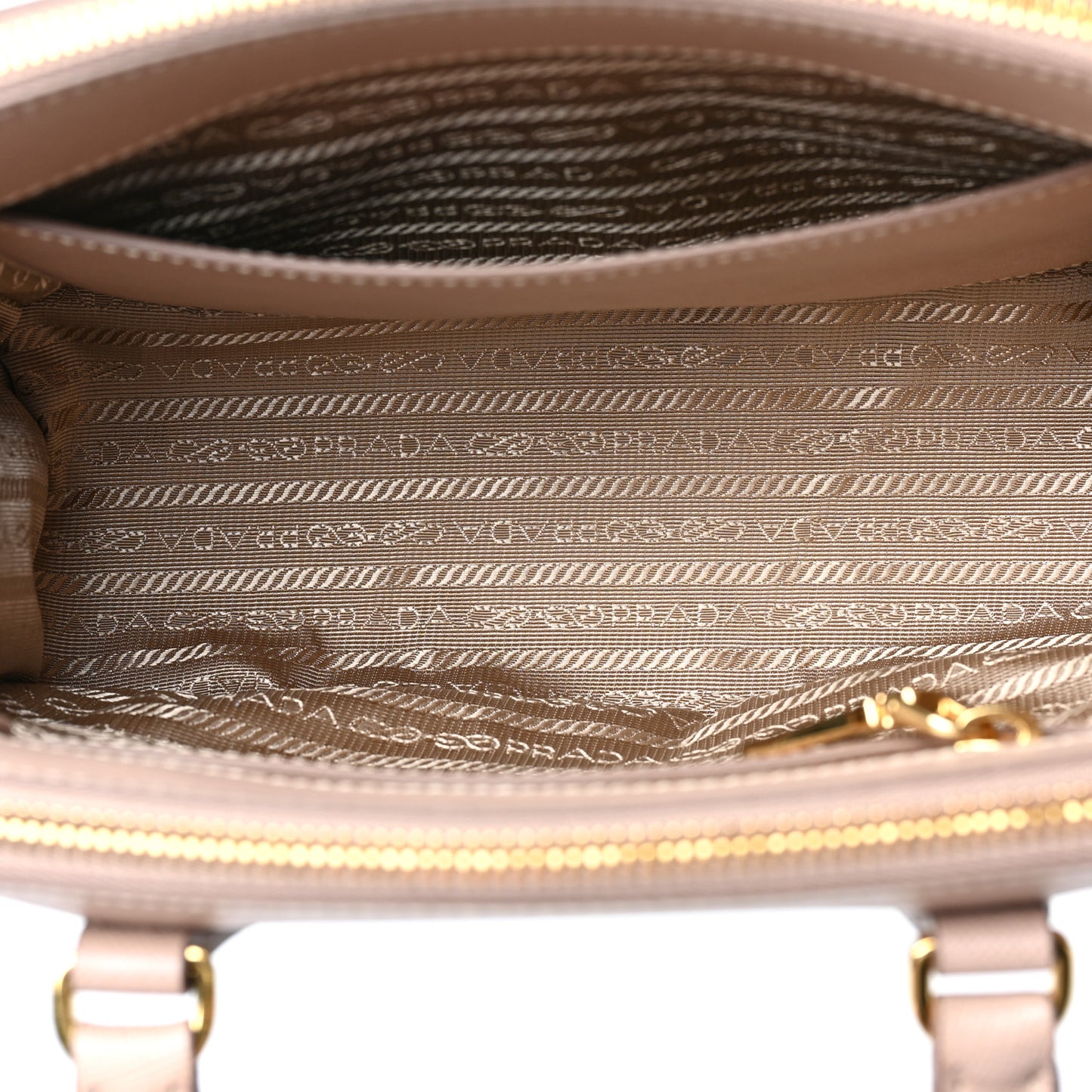 Saffiano Small Galleria Double Zip Tote Cammeo