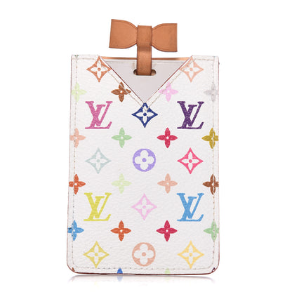 Louis Vuitton Monogram Multicolor Mirror and Case Pouch White 1 of 6