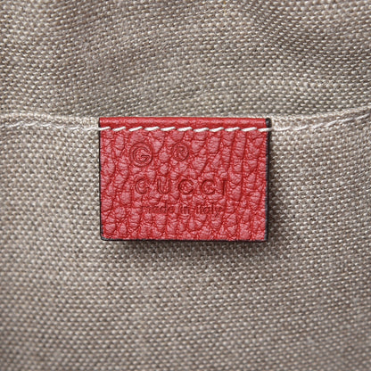 Gucci Monogram Mini Bree Messenger Bag Red 6 of 7