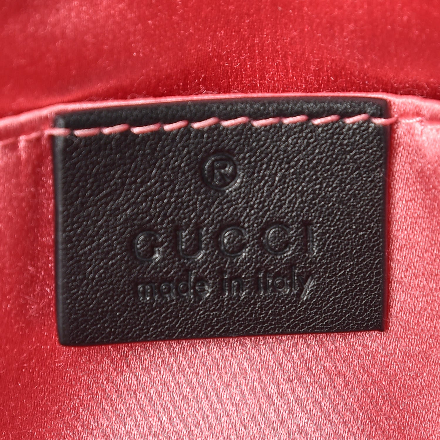 Gucci Velvet Matelasse Mini GG Marmont Shoulder Bag Black 10 of 12