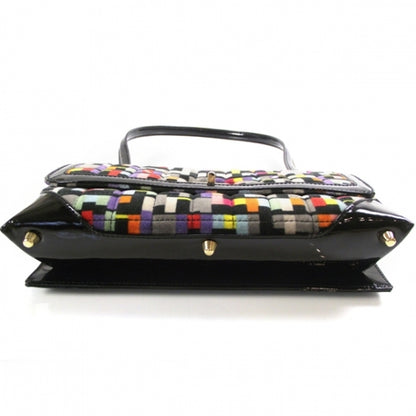 Chanel Patent Velvet Quilted Cubist Flap 5 of 10