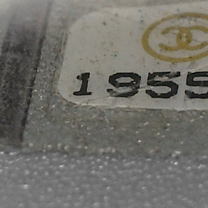 Chanel Iridescent Alligator Jumbo Double Flap Light Grey 7 of 10