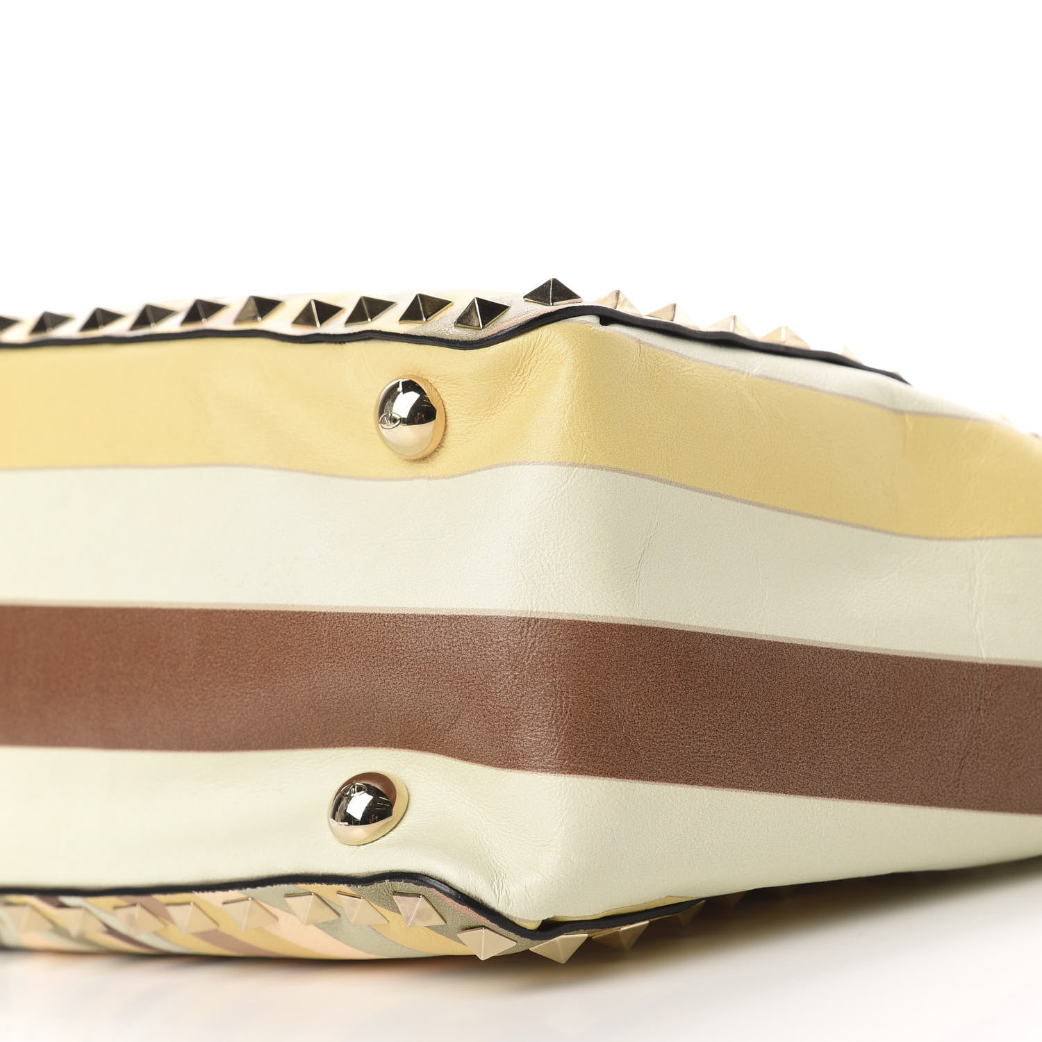 Valentino Garavani Vitello Native Couture 1975 Small Rockstud Tote Multicolor 8 of 10