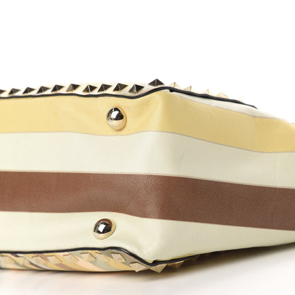 Valentino Garavani Vitello Native Couture 1975 Small Rockstud Tote Multicolor 8 of 10