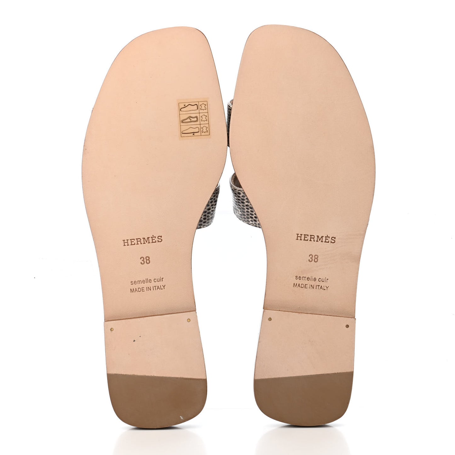 Lizard Oran Sandals 38 Ombre