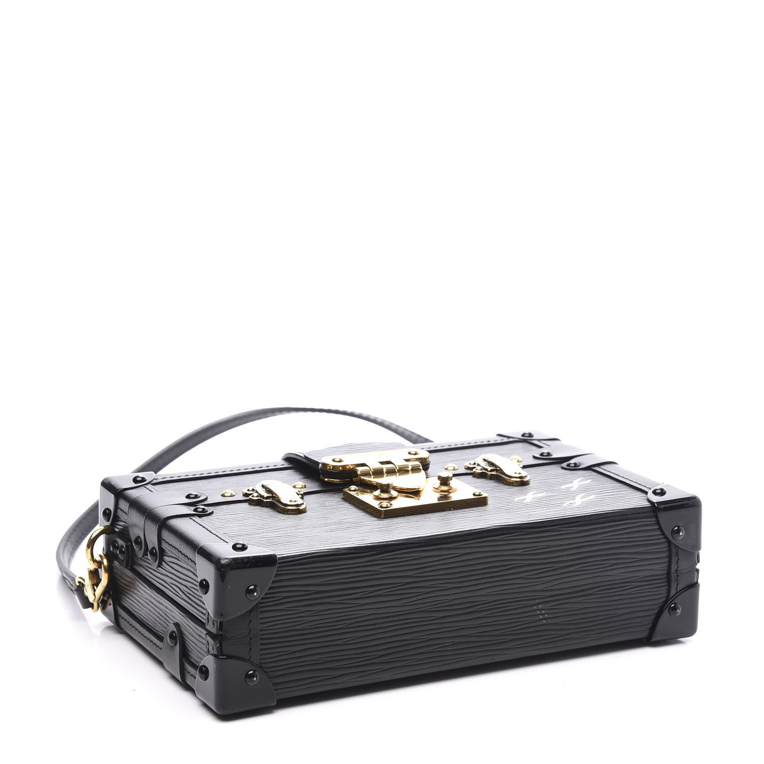 Louis Vuitton Epi Petite Malle Black 3 of 9