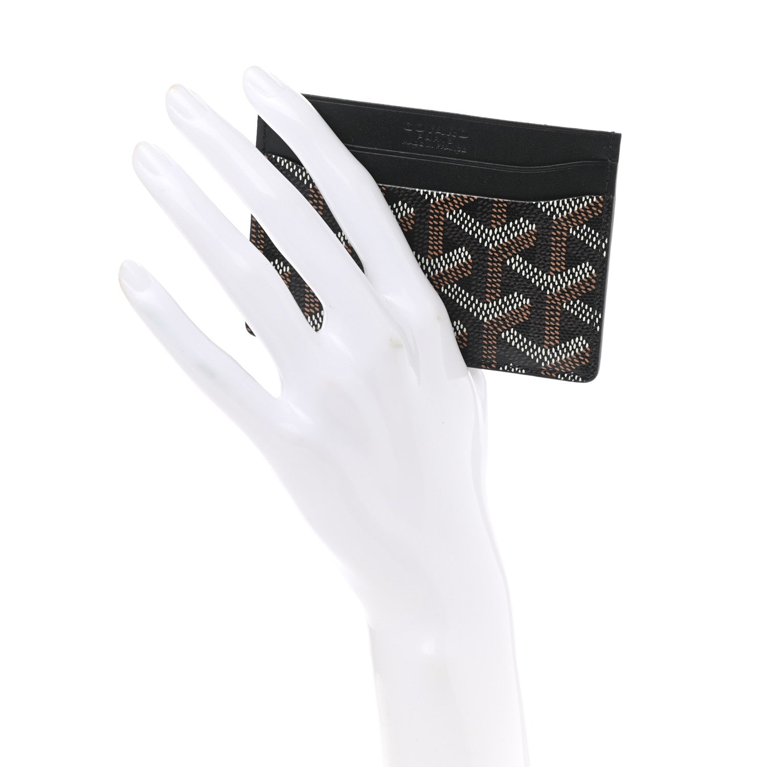 Goyard Goyardine Saint Sulpice Card Holder Black 2 of 6