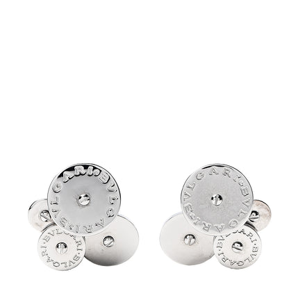 Bulgari 18K White Gold Cicladi Clip-On Earrings 1 of 5