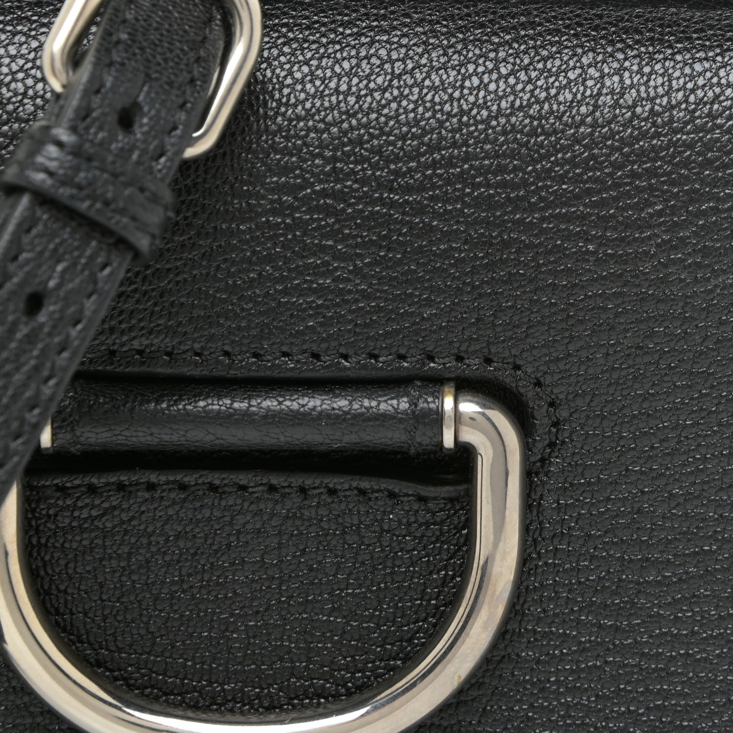 Burberry Goatskin Mini D-Ring Bag Black 7 of 15
