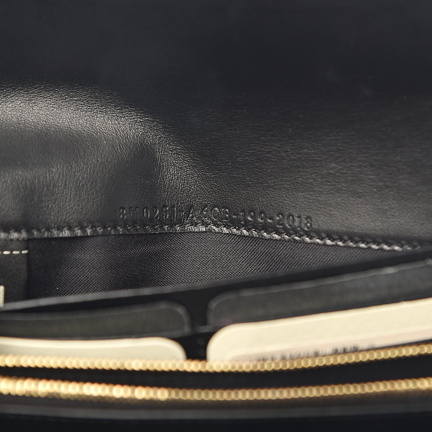 Vitello Cruise F is Fendi Bi-Color FF 1974 Embossed Continental Envelope Wallet Maya Black