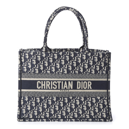Christian Dior Oblique Medium Book Tote Blue Multicolor 1 of 8