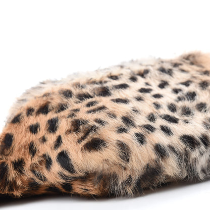 Saint Laurent Rabbit Fur Leopard Print Belt Bag Beige 6 of 11