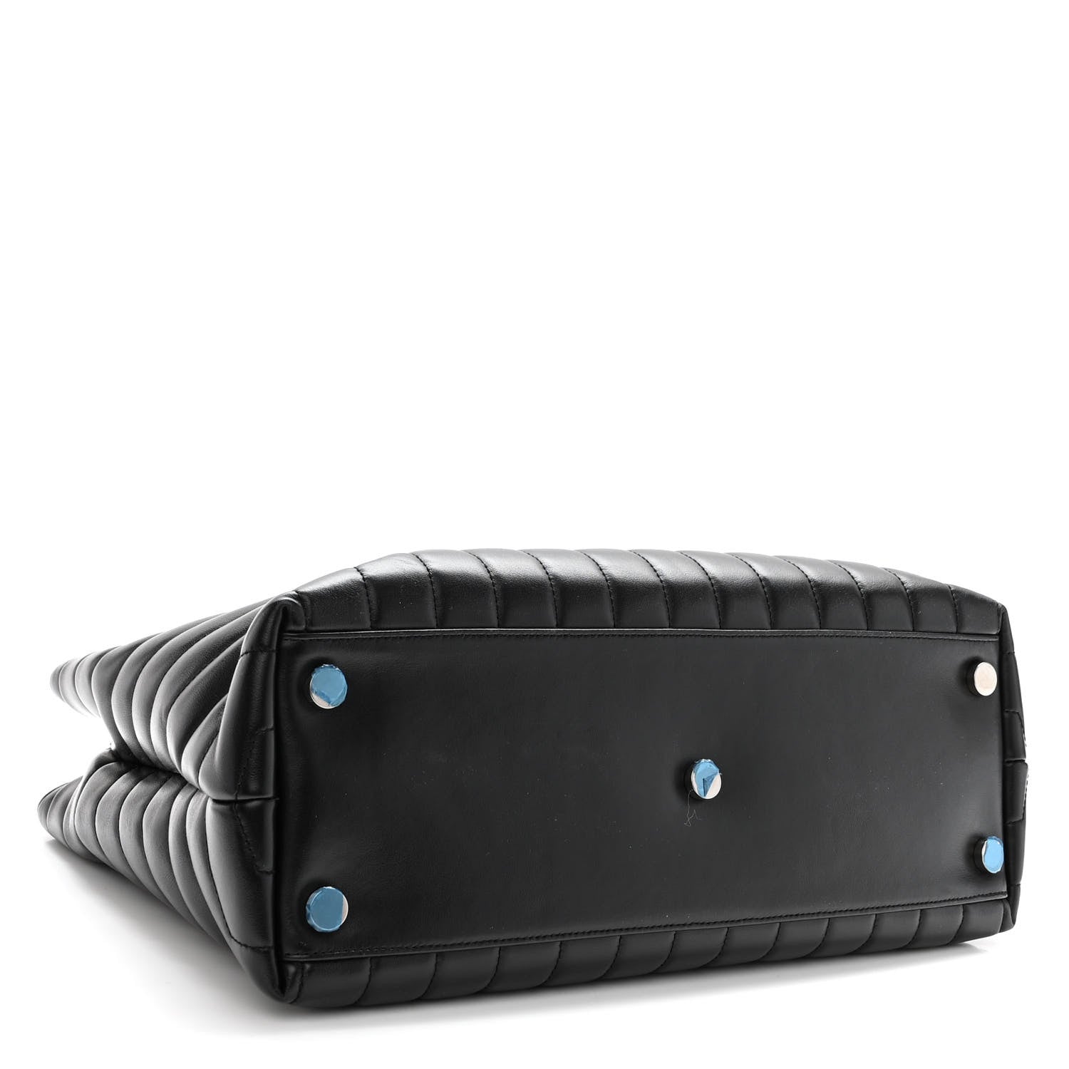 Saint Laurent Calfskin Y Quilted Monogram Large Loulou Shopper Black 4 of 10