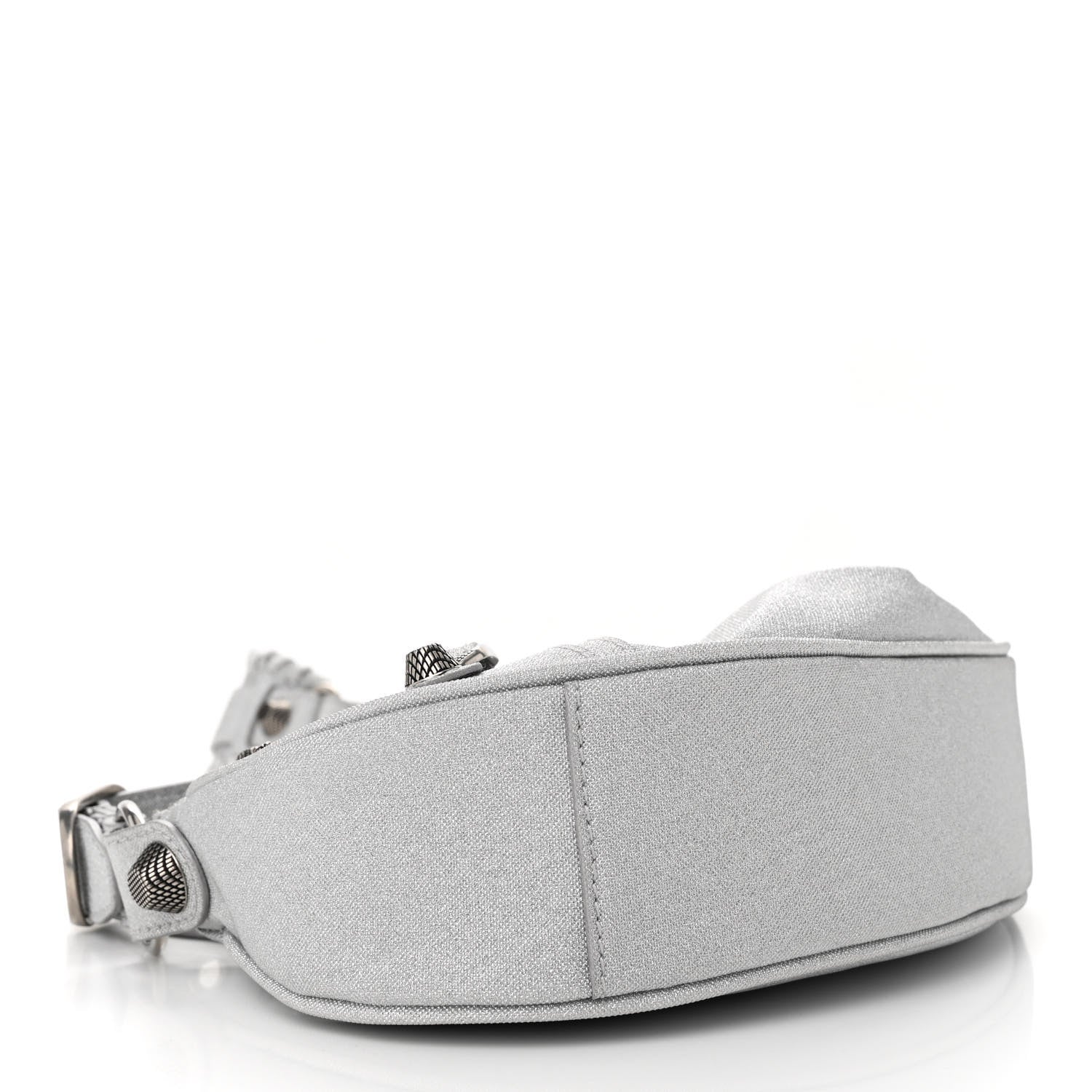 Balenciaga Sparkling Fabric Le Cagole Shoulder Bag XS Silver 4 of 9