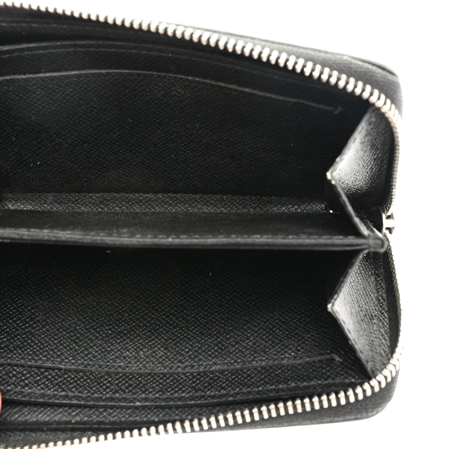 Louis Vuitton Taiga Zippy Coin Purse Vertical Black 4 of 8