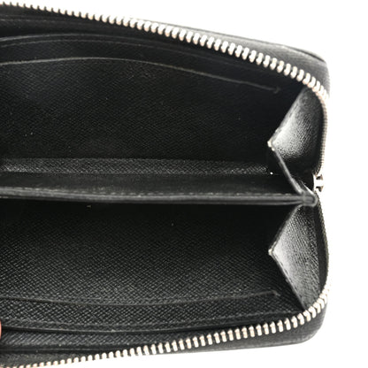 Louis Vuitton Taiga Zippy Coin Purse Vertical Black 4 of 8