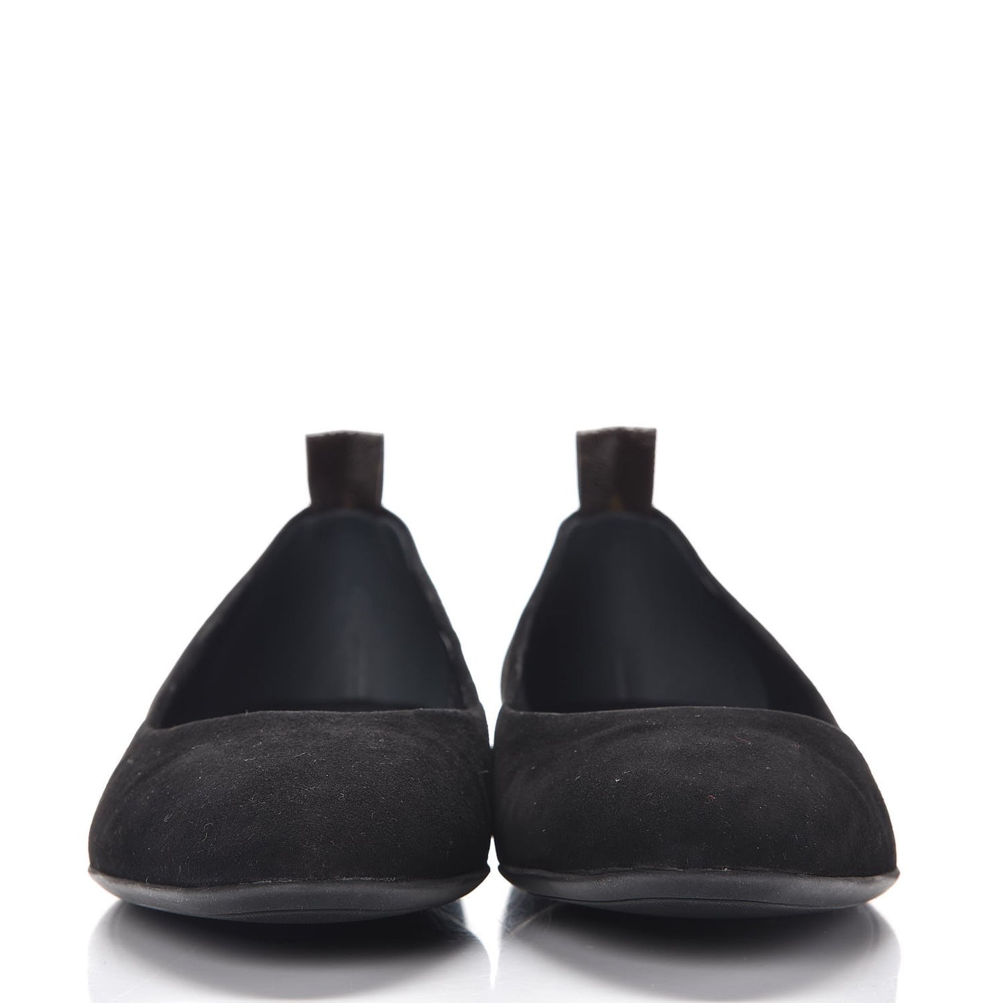 Suede Uniformes Ballet Flats 37 Black