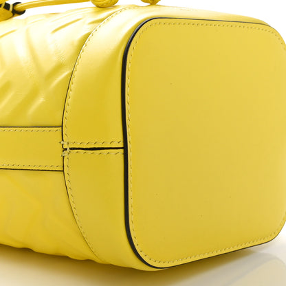 Fendi Vitello Liberty F is Fendi FF Embossed Mini Mon Tresor Bucket Bag Yellow 9 of 10
