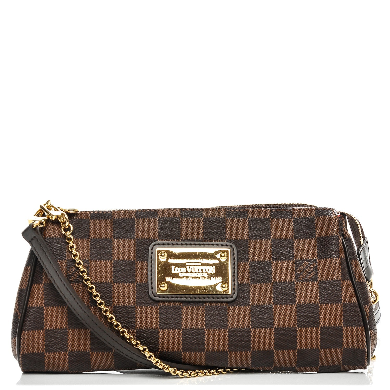 Louis Vuitton Damier Ebene Eva Clutch 1 of 6