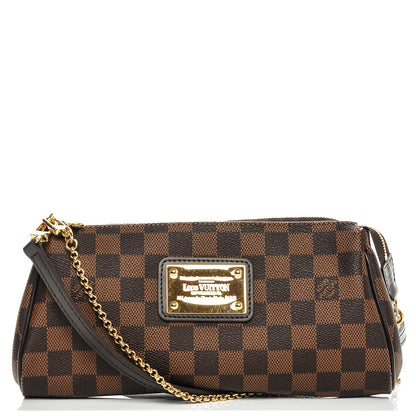 Louis Vuitton Damier Ebene Eva Clutch 1 of 6