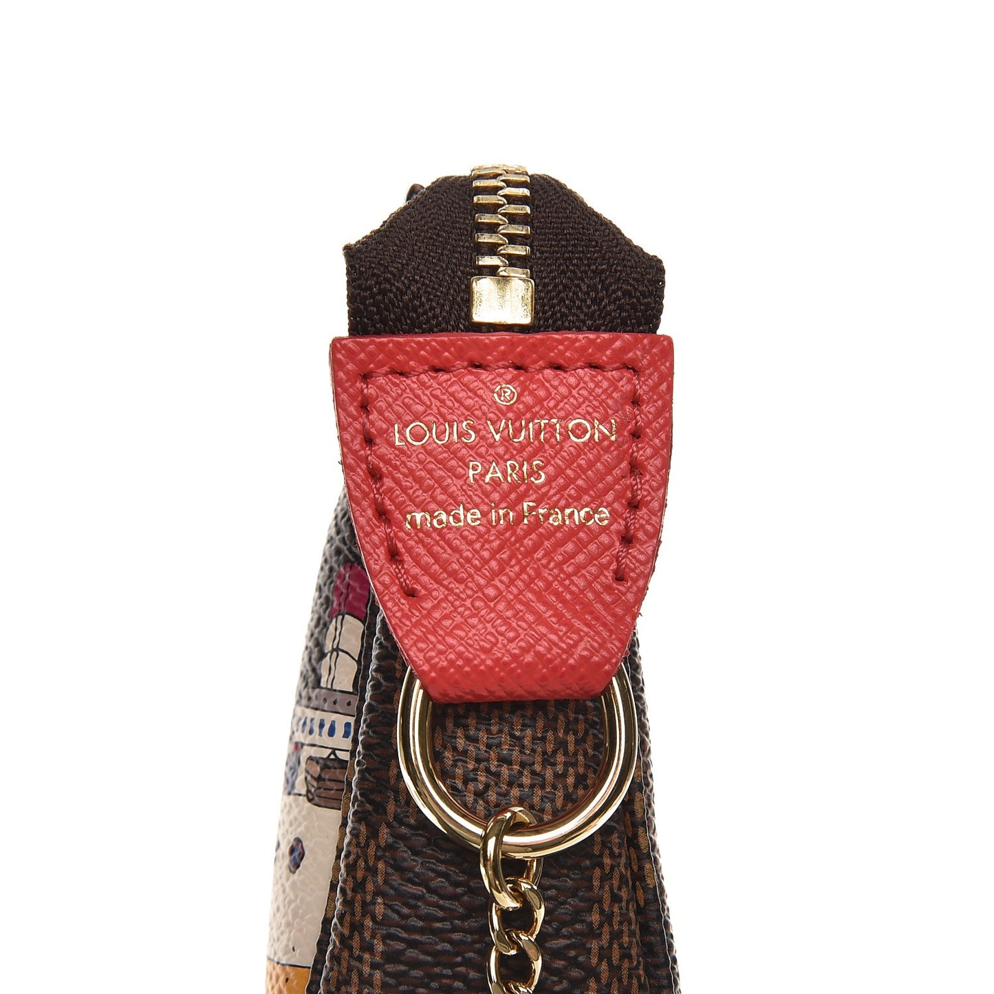 Damier Ebene 2016 Christmas Animation Mini Pochette Accessories