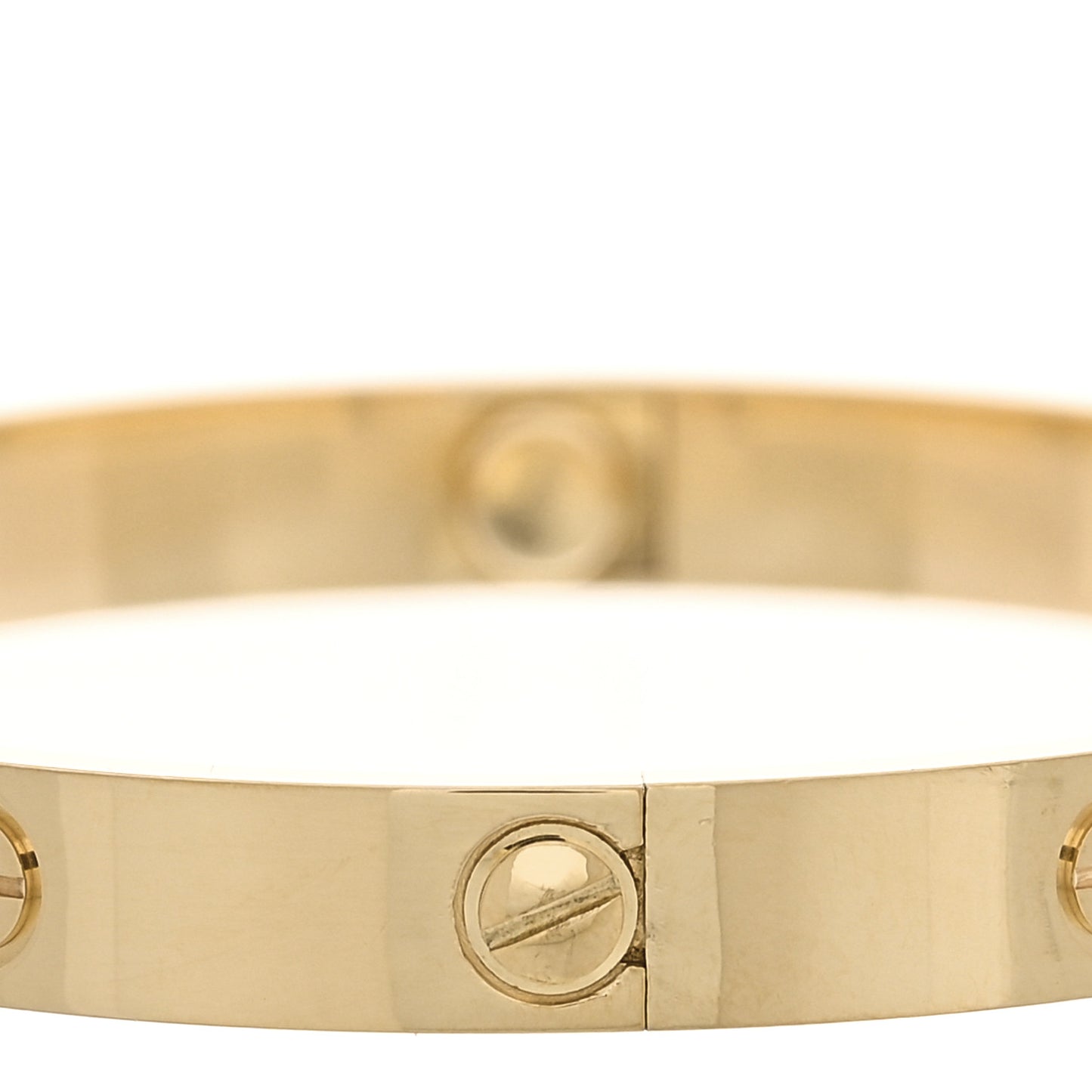 18K Yellow Gold LOVE Bracelet 17