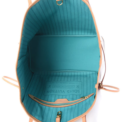 Louis Vuitton Monogram V Neverfull MM Turquoise 5 of 8