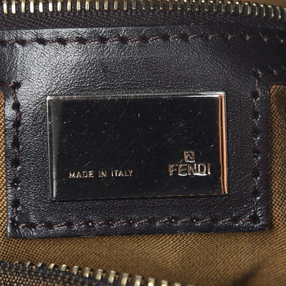 Fendi Zucca Cuoio Lucido Chef Hobo Tobacco Moro 6 of 10