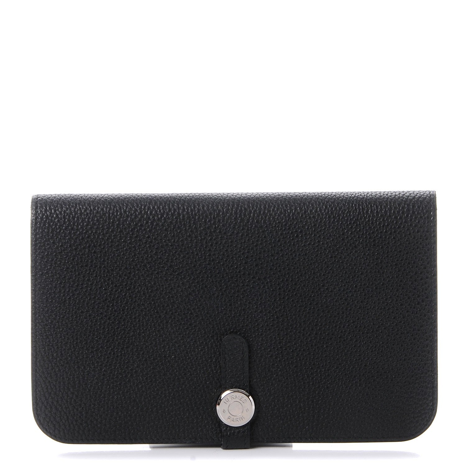 Hermes Togo Dogon Duo Wallet Black 1 of 12
